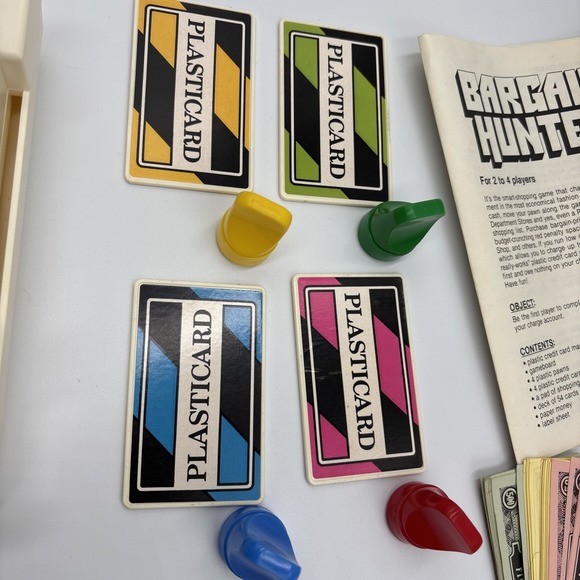 Vintage 1981 Milton Bradley Bargain Hunter Game Clean CC Machine Works COMPLETE‎ - Picture 5 of 11